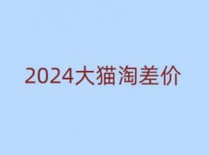 2024版大猫淘差价课程，新手也能学的无货源电商课程-91创业项目库