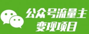 公众号流量主变现项目：每天2小时，普通人每月多挣三五千-91创业项目库