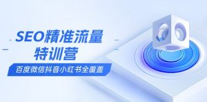 SEO精准流量特训营，百度微信抖音小红书全覆盖，带你搞懂搜索优化核心技巧-91创业项目库