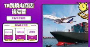 2025TK跨境电商选品趋势0到1店铺搭建最全实操讲解，轻松在家把货卖出国-91创业项目库