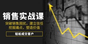 销售实战课，突破销售困扰，建立信任，挖掘痛点，塑造价值，轻松成交客户-91创业项目库