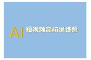 AI短视频系统训练营(2025版)掌握短视频变现的多种方式，结合AI技术提升创作效率-91创业项目库
