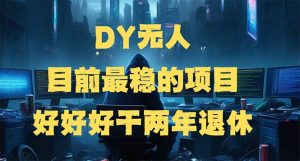 DY无人，目前最稳的项目，矩阵放大边旅游边赚钱，好好好干两年退休-91创业项目库