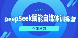 DeepSeek赋能自媒体训练营，定位、变现、爆文全攻略！-91创业项目库