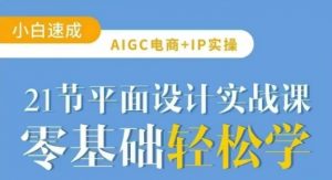 AIGC电商必备实操21节平面设计实战课，教你玩转AI-91创业项目库