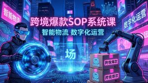 跨境爆款SOP系统课，“内容飞轮+精准投放+AI自动化”为核心，拆解“人×货×场”黄金公式-91创业项目库