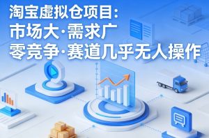 淘宝虚拟仓项目,市场大,需求广,零竞争,赛道几乎没人操作-91创业项目库