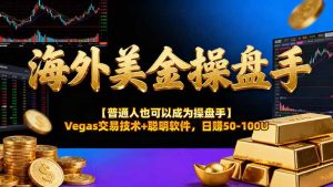 海外美金操盘手技术【普通人操盘手手册】Vegas交易技术+聪明软件,日赚50-100U-91创业项目库