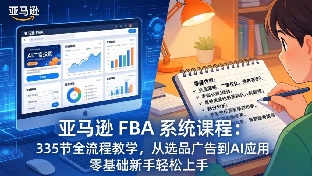 亚马逊 FBA 系统课程(更新26年3月-91创业项目库
