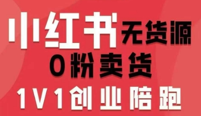 小红书无货源0粉电商课，开店准备、选品策略、笔记撰写、视频剪辑、数据分析、账号打造、资料文档(更新26年3月)-91创业项目库
