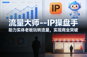 流量大师---IP操盘手，助力实体老板玩转流量，实现商业突破-91创业项目库