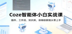 Coze智能体小白实战课：插件、工作流、知识库，保姆级教程从零上手-91创业项目库