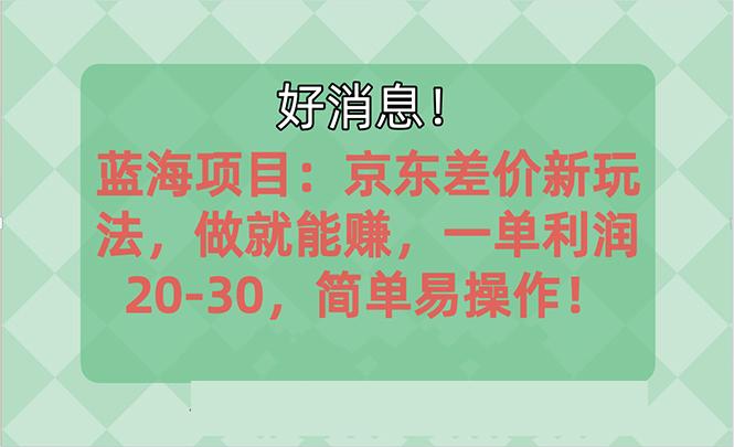 越早知道越能赚到钱的蓝海项目：京东大平台操作，一单利润20-30，简单…-91创业项目库
