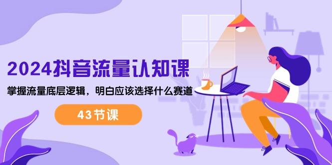 2024抖音流量·认知课：掌握流量底层逻辑，明白应该选择什么赛道 (43节课-91创业项目库