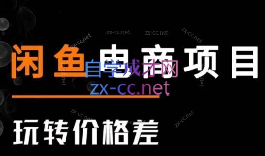 亿创繁星·闲鱼电商项目(玩转价格差)-91创业项目库