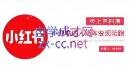 钟小铃·小红书达人陪跑计划第四期-91创业项目库