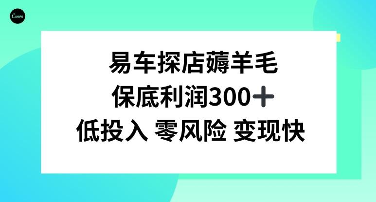 易车APP首页十亿补贴活动，选择到店补贴，保底利润300+-91创业项目库
