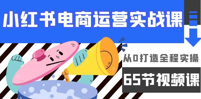 (9724期)小红书电商运营实战课，从0打造全程实操(65节视频课)-91创业项目库