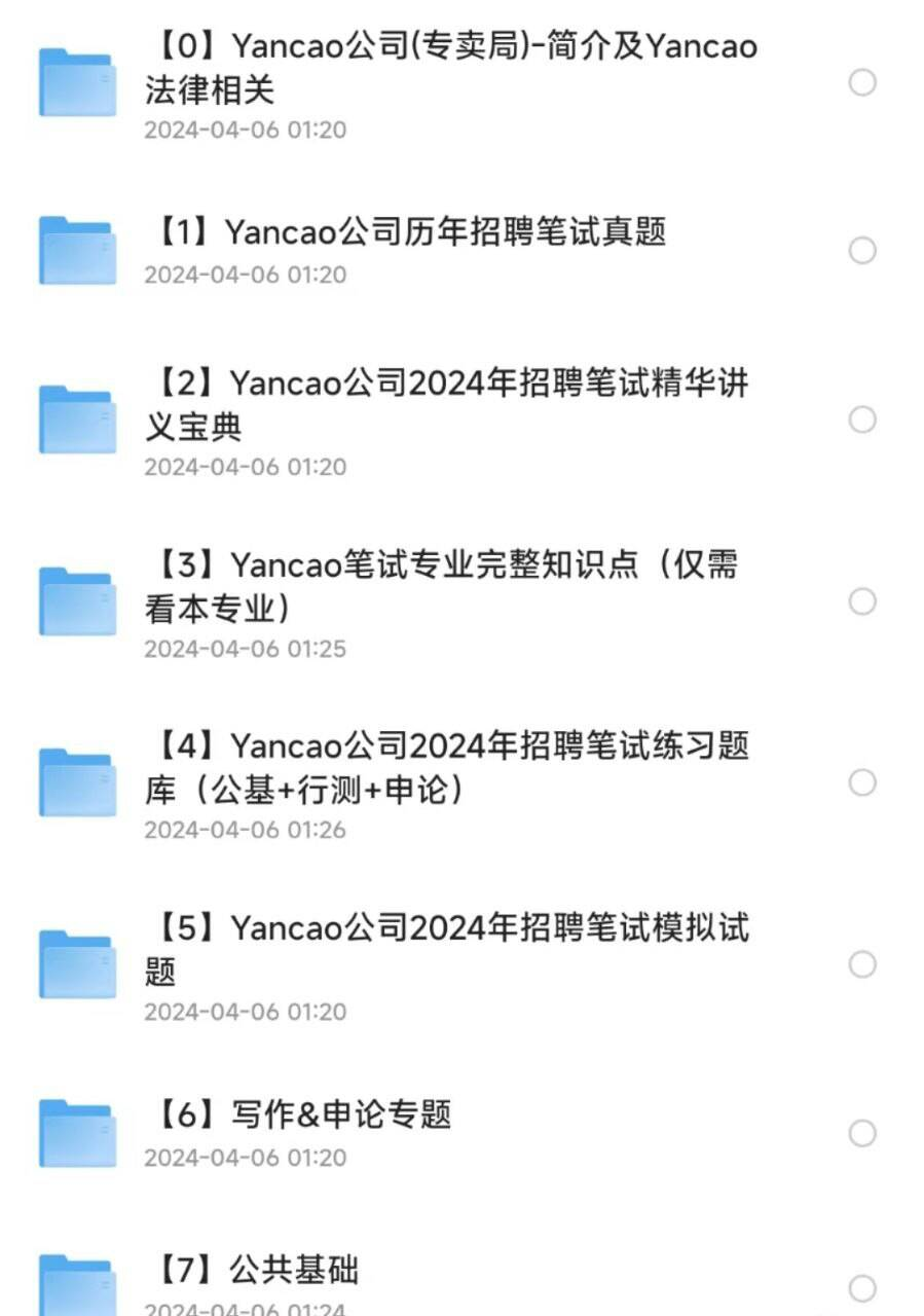 烟草事业单位历年真题资料包-91创业项目库