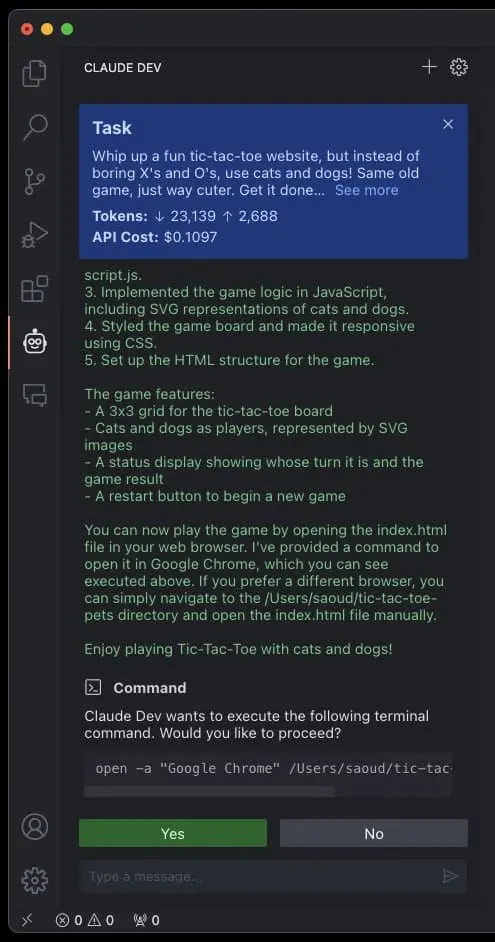 Claude Dev｜AI编程-91创业项目库