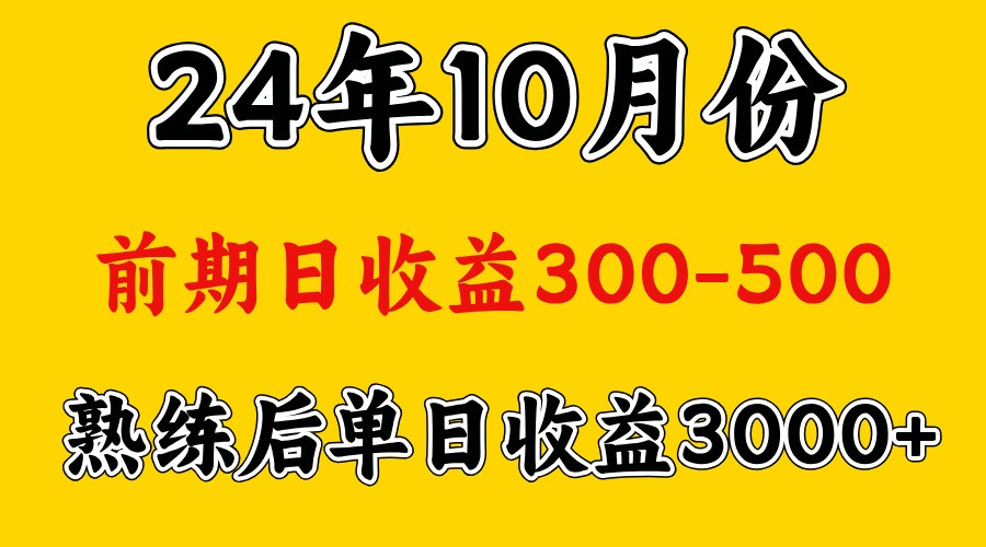 高手是怎么赚钱的.前期日收益500+熟练后日收益3000左右-91创业项目库