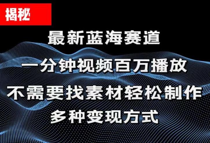 揭秘！一分钟教你做百万播放量视频，条条爆款，各大平台自然流，轻松月…-91创业项目库