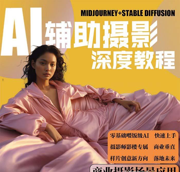(8727期)2024年AI辅助摄影人工智能商业应用摄影课程(37节课)-91创业项目库