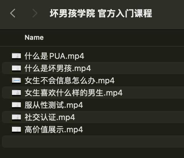 坏男孩学院 官方入门课程-91创业项目库