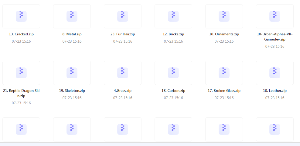 【素材分享】实用教程+素材 Zbrush与Blender表面纹理合集-91创业项目库
