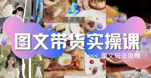 图文带货实操课，图文玩法攻略玩法-91创业项目库
