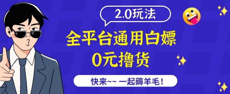 外面收费2980的全平台通用白嫖撸货项目2.0玩法【仅揭秘】-91创业项目库