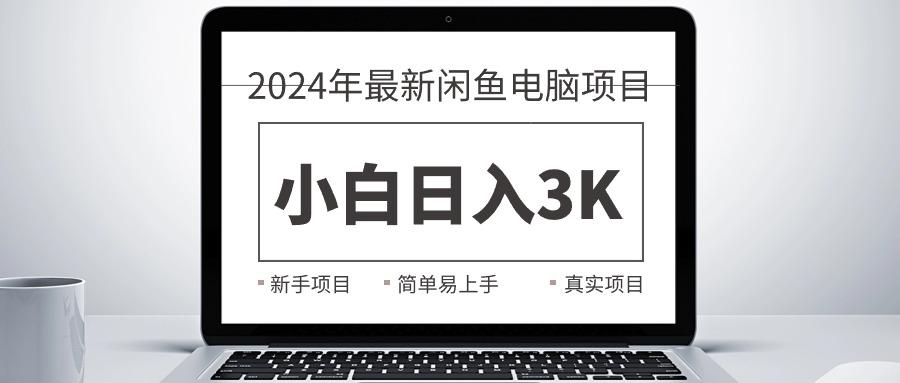 2024最新闲鱼卖电脑项目，新手小白日入3K+，最真实的项目教学-91创业项目库