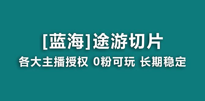 抖音途游切片，龙年第一个蓝海项目，提供授权和素材，长期稳定，月入过万-91创业项目库