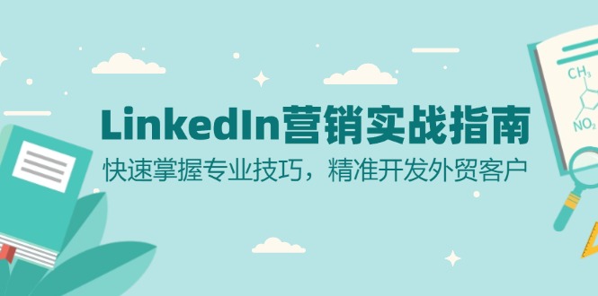 LinkedIn 营销实战指南：快速掌握专业技巧，精准开发外贸客户-91创业项目库