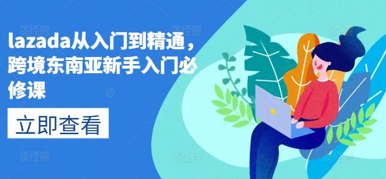 lazada从入门到精通，跨境东南亚新手入门必修课-91创业项目库
