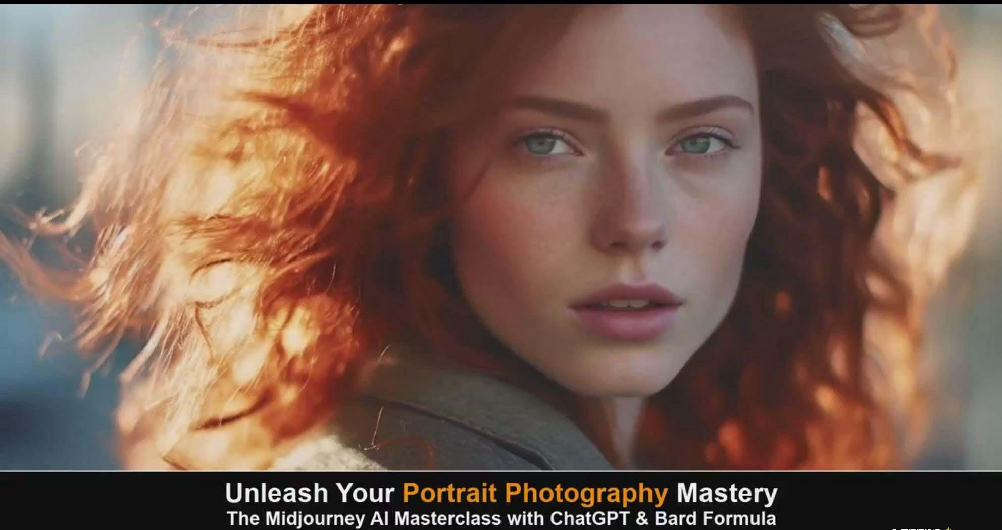 图片[2]-(9312期)Midjourney v5 ChatGPT 和 Bard AI人工智能人像摄影大师班-15节-中英字幕-91创业项目库