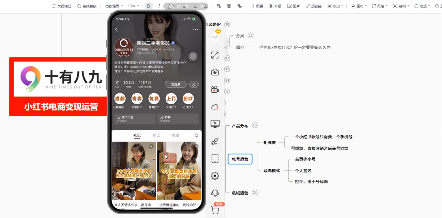 十有八九学院·新手如何从0-1玩转红薯店铺-91创业项目库