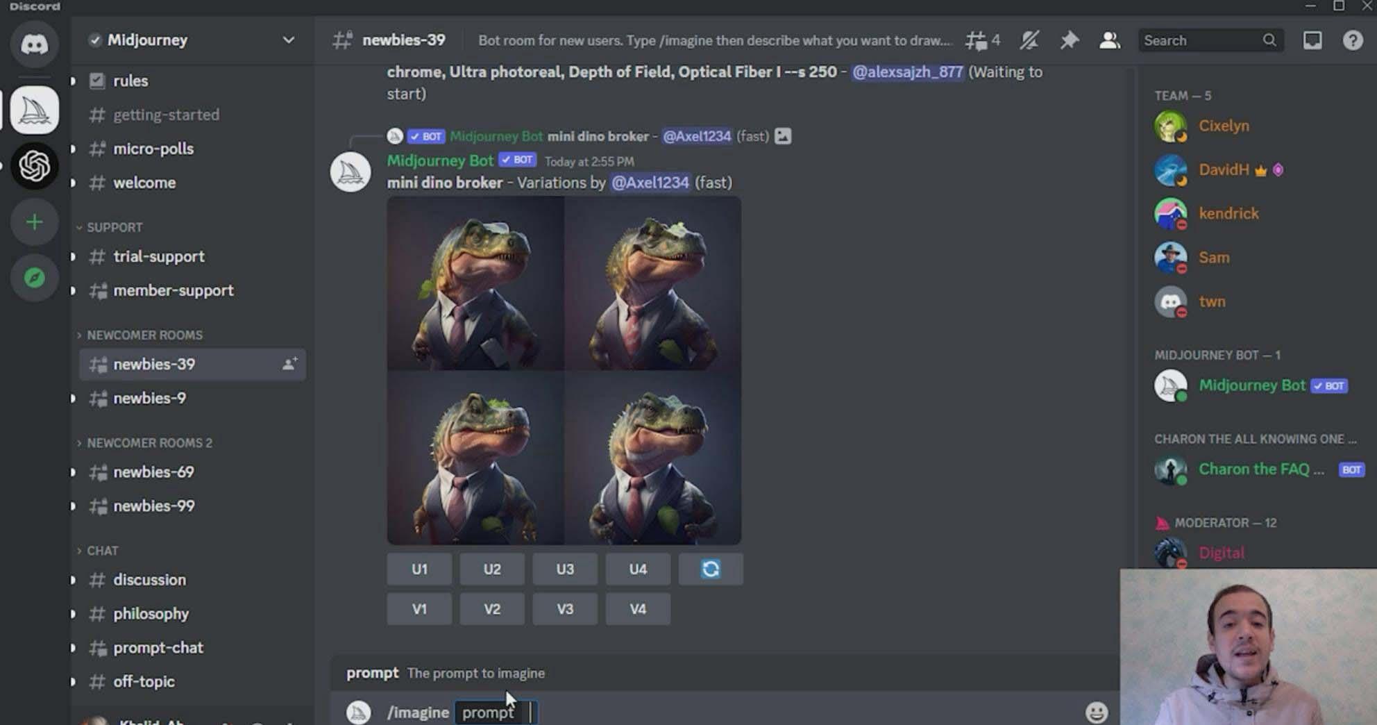 图片[1]-Midjourney 精通教程-使用Midjourney AI创建美丽艺术图像-36节课-中英字幕-91创业项目库