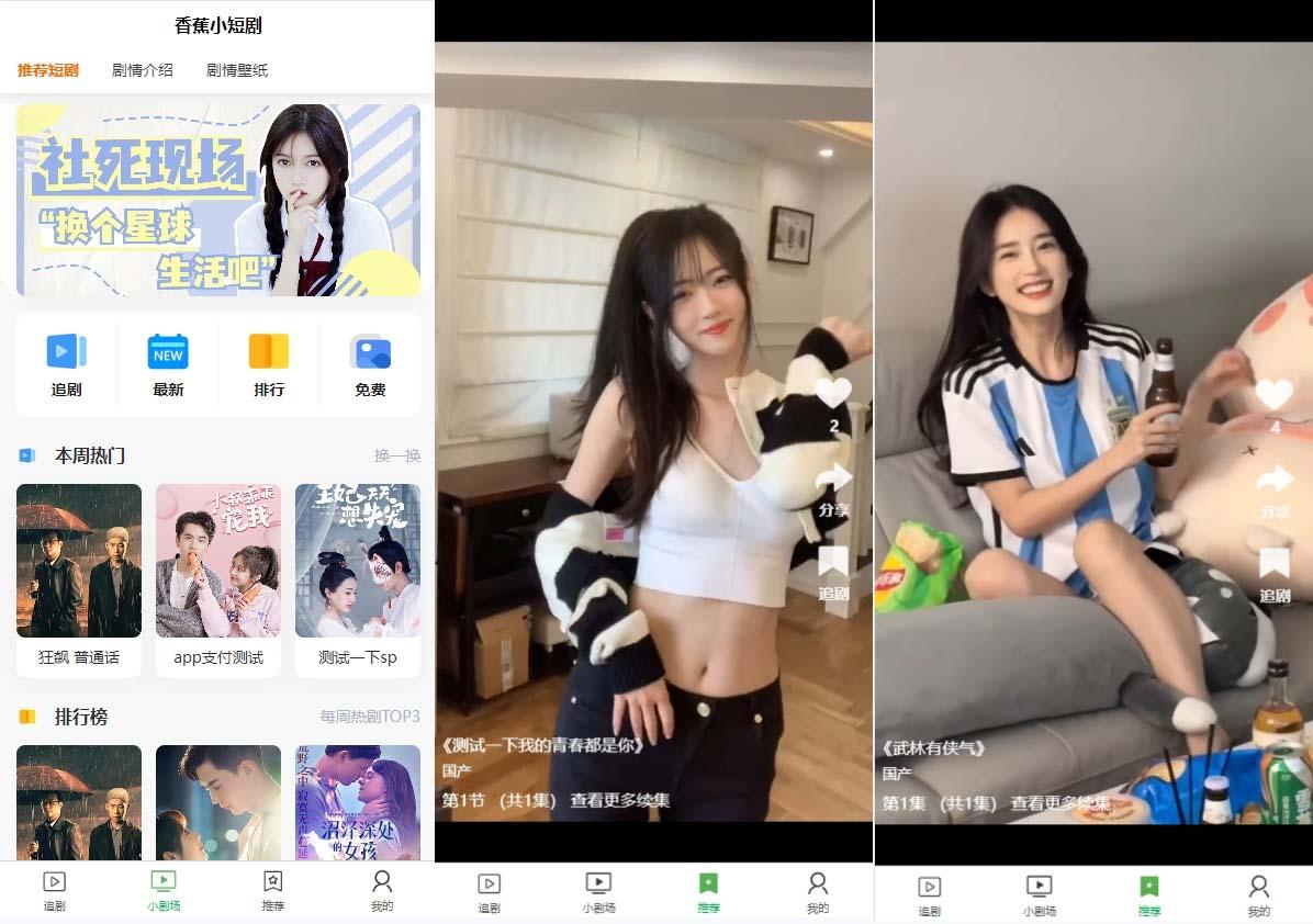 (8542期)小剧场短剧影视系统源码 全开源 带支付收益+会员机制+代理推广等模式【…-91创业项目库